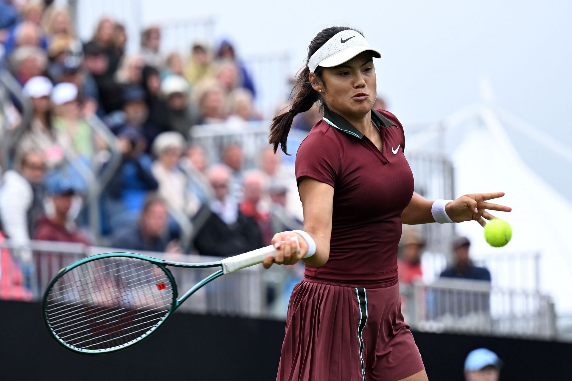 Emma Raducanu at the Eastbourne Open 2025. (Photo: Getty)